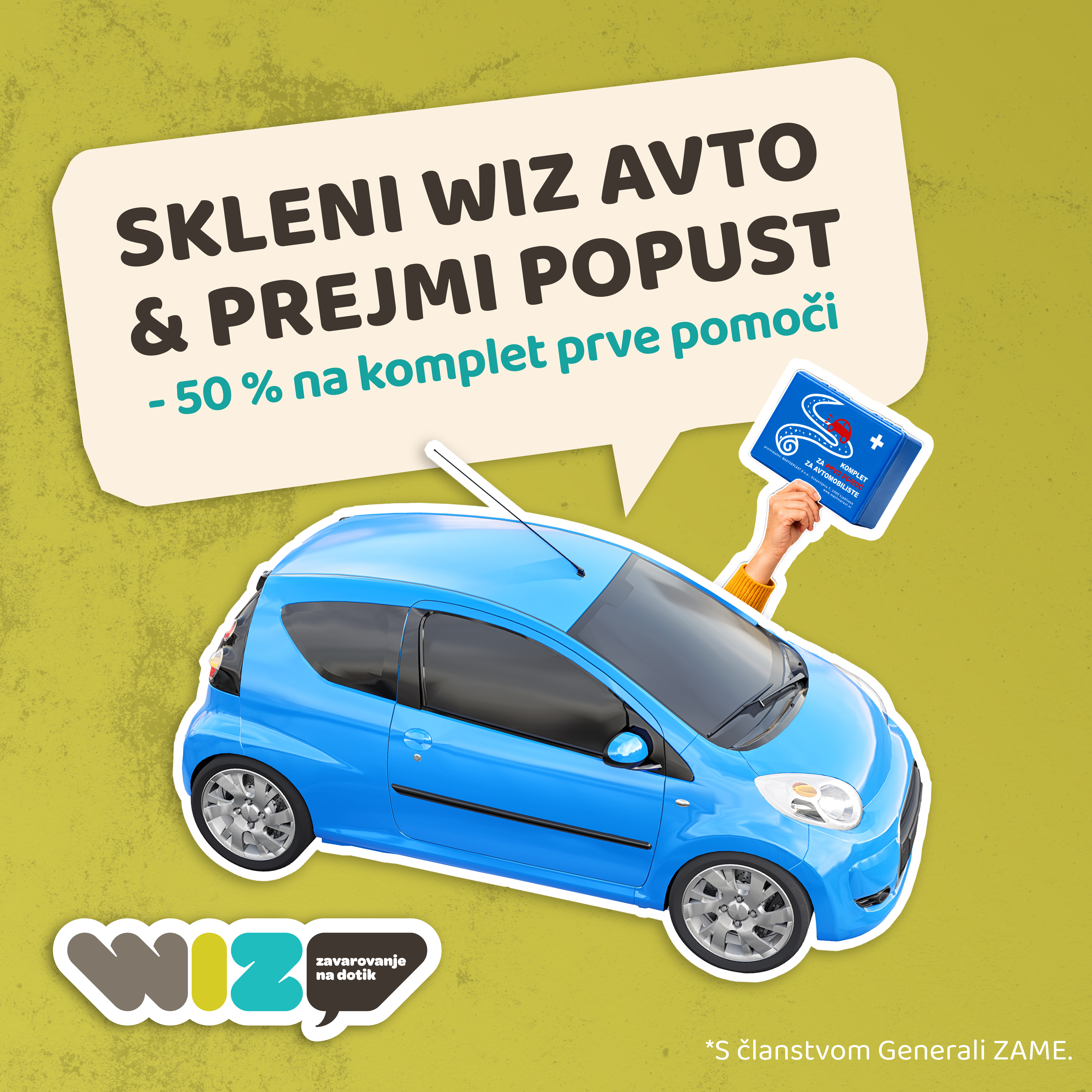 50 odstotni popust na prvo pomoč