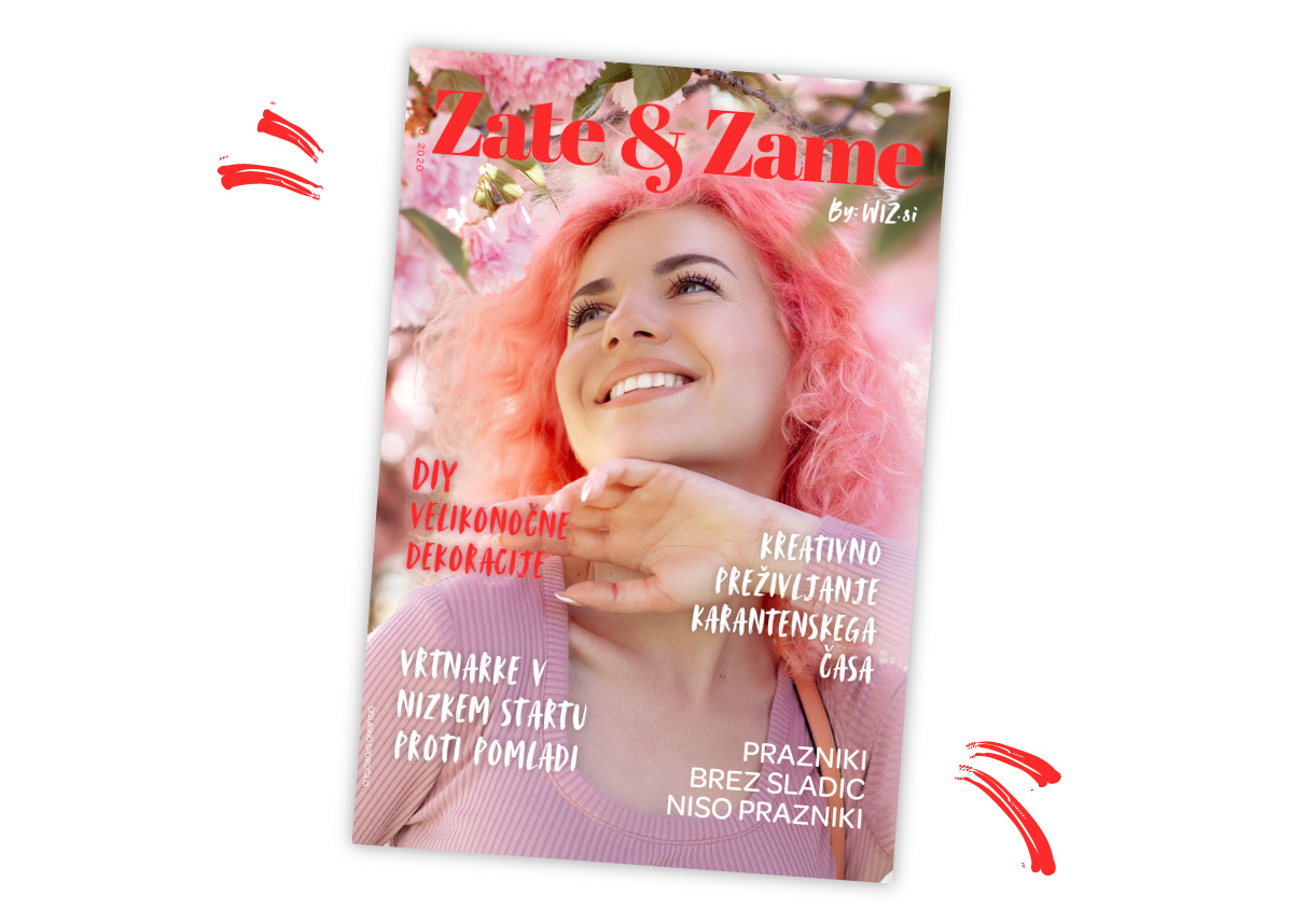 Naslovnica revije Zate & Zame pomlad 2020
