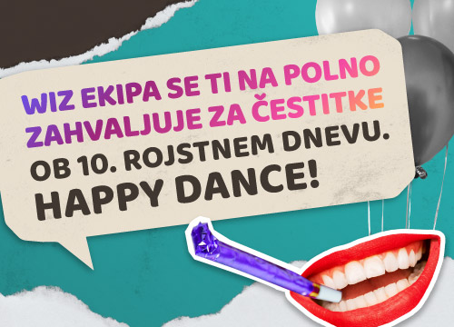 wiz praznuje 10 let, wiz instagram