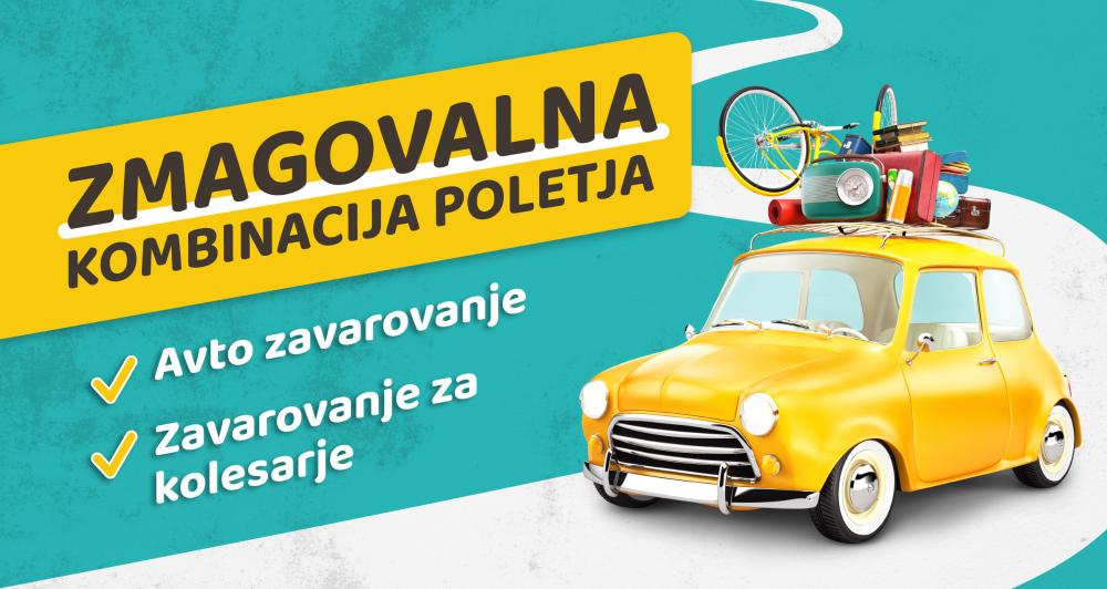 avto zavarovanje in zavarovanje za kolesarje 