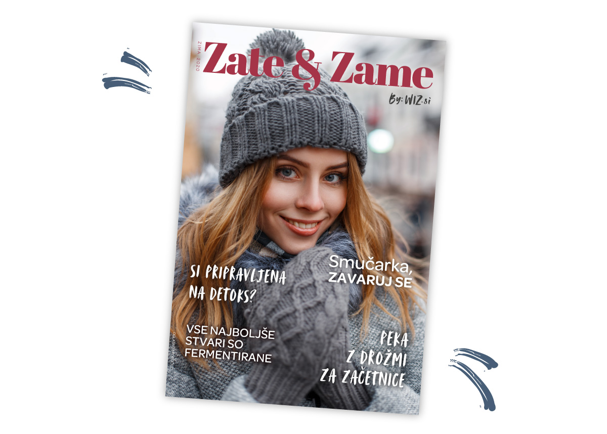 naslovnica zimske edicije e-revije zate in zame WIZ